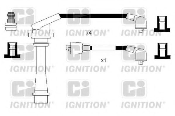 XC1222 Quinton Hazell Комплект проводов зажигания