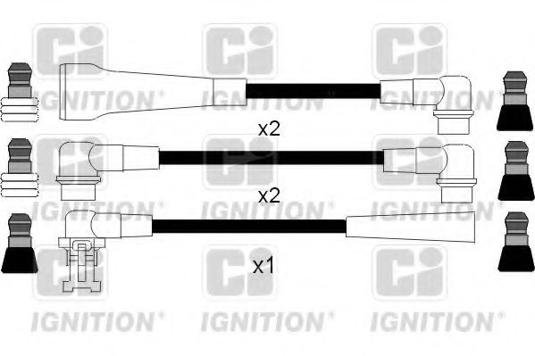 XC328 Quinton Hazell Комплект проводов зажигания для Renault 21
