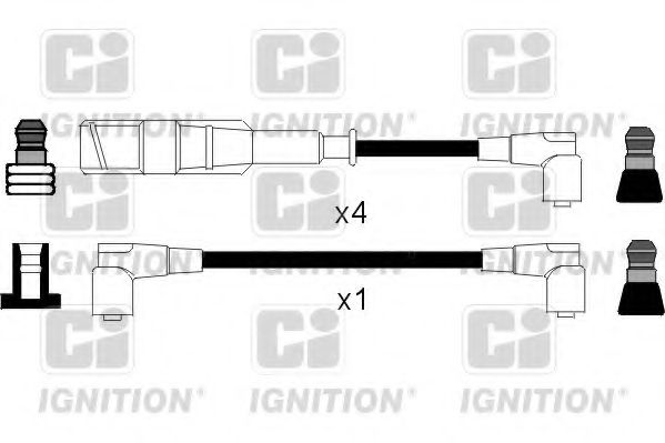 XC463 Quinton Hazell Комплект дротів запалювання