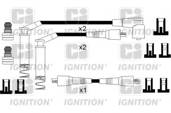 XC540 Quinton Hazell Комплект дротів запалювання