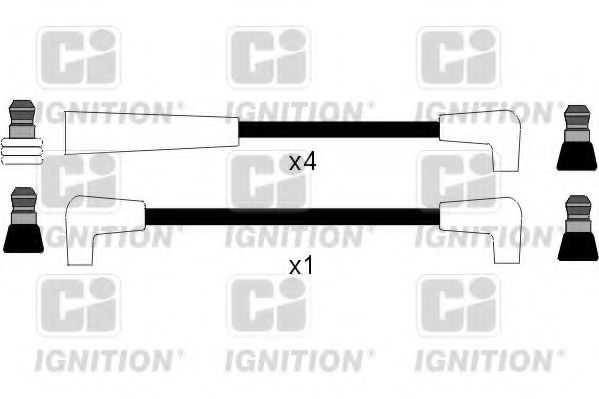 XC743 Quinton Hazell Комплект дротів запалювання