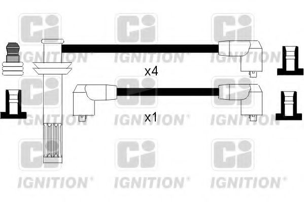 XC813 Quinton Hazell Комплект дротів запалювання