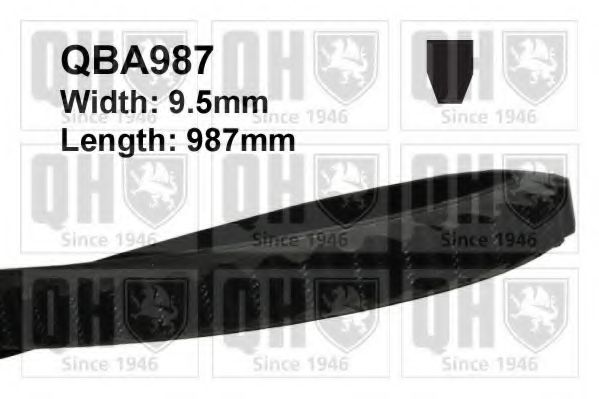 QBA987 Quinton Hazell Клиновий ремінь