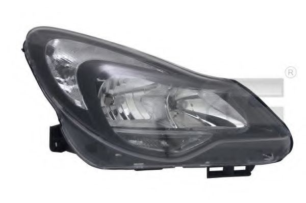 20-12630-15-2 TYC Основная фара для Opel Corsa