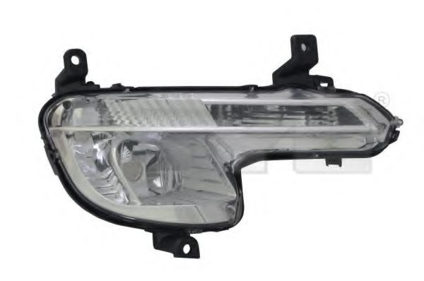 19-12100-01-2 TYC Передня протитуманна фара для Peugeot 508