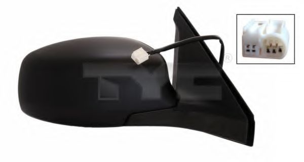 335-0012 TYC Наружное зеркало для Suzuki Swift