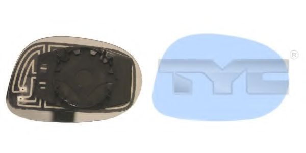 309-0099-1 TYC Скло зовнішнього дзеркала