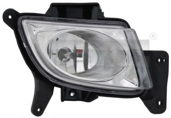 19-0783-01-2 TYC Передня протитуманна фара для Hyundai i30