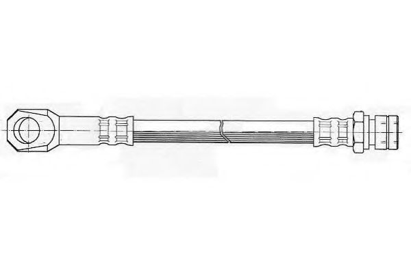 FHY2061 Ferodo Гальмівний шланг