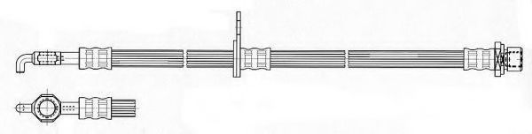 FHY2610 Ferodo Гальмівний шланг