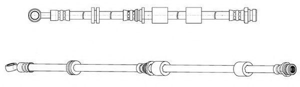 FHY2747 Ferodo Тормозной шланг