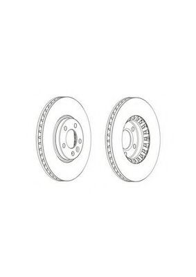 DDF2182C Ferodo Тормозной диск
