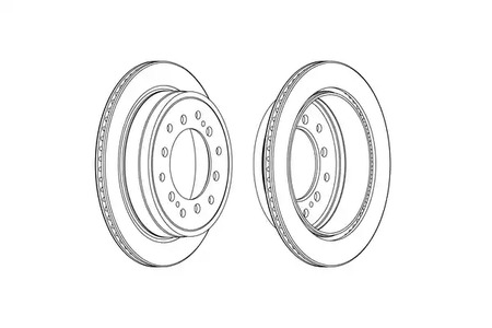 ddf2505c Ferodo Тормозной диск