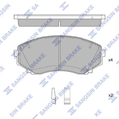 sp1527a Hi-Q Гальмівні колодки