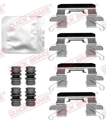 1090087 OJD (Quick Brake) Компоненти дискових гальмівних колодок для Nissan Leaf