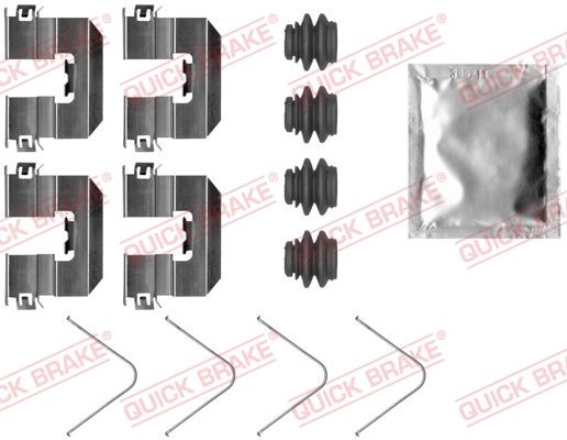 1090095 OJD (Quick Brake) Компоненти дискових гальмівних колодок