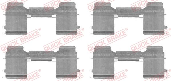 1091726 OJD (Quick Brake) Комплектующие дисковых тормозных колодок