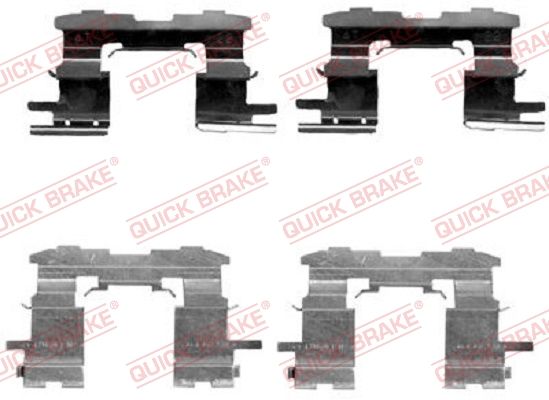 1091631 OJD (Quick Brake) Компоненти дискових гальмівних колодок