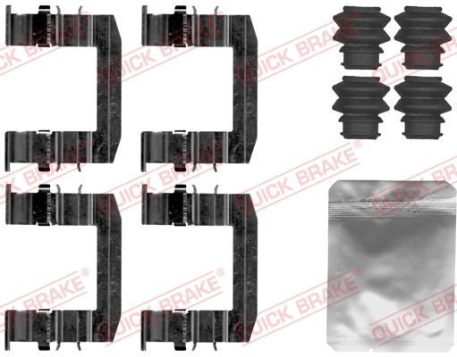 1091872 OJD (Quick Brake) Комплектующие дисковых тормозных колодок для Hyundai ix55
