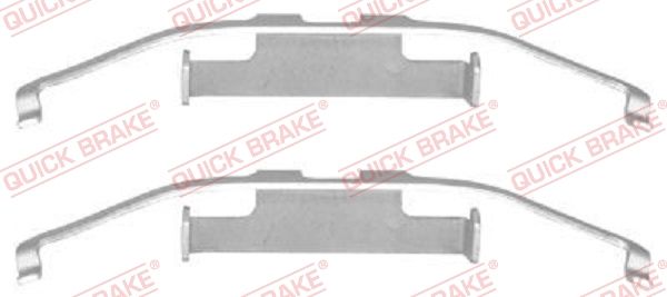 1091097 OJD (Quick Brake) Комплектующие дисковых тормозных колодок