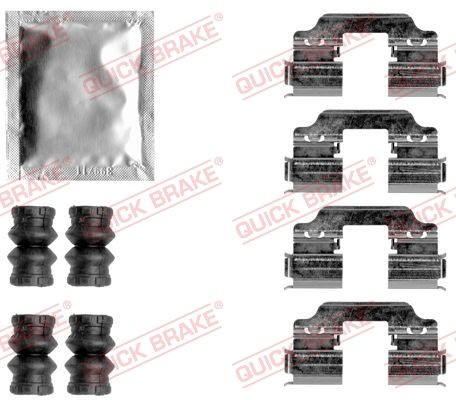 1091858 OJD (Quick Brake) Комплектующие дисковых тормозных колодок