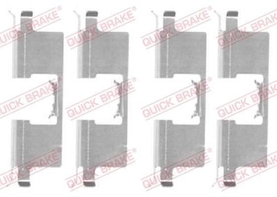 1091745 OJD (Quick Brake) Комплектующие дисковых тормозных колодок для Rover 800