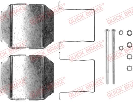 1091237 OJD (Quick Brake) Комплектующие дисковых тормозных колодок