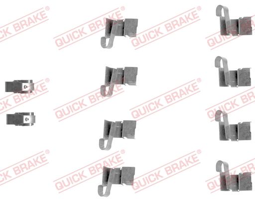 1091671 OJD (Quick Brake) Комплектующие дисковых тормозных колодок