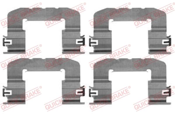 1090017 OJD (Quick Brake) Комплектующие дисковых тормозных колодок