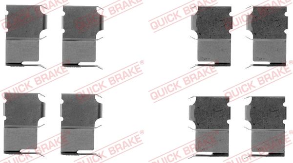 1091063 OJD (Quick Brake) Комплектующие дисковых тормозных колодок