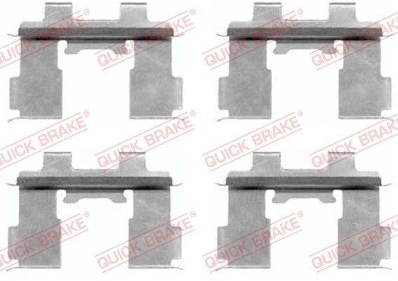 1091630 OJD (Quick Brake) Комплектующие дисковых тормозных колодок