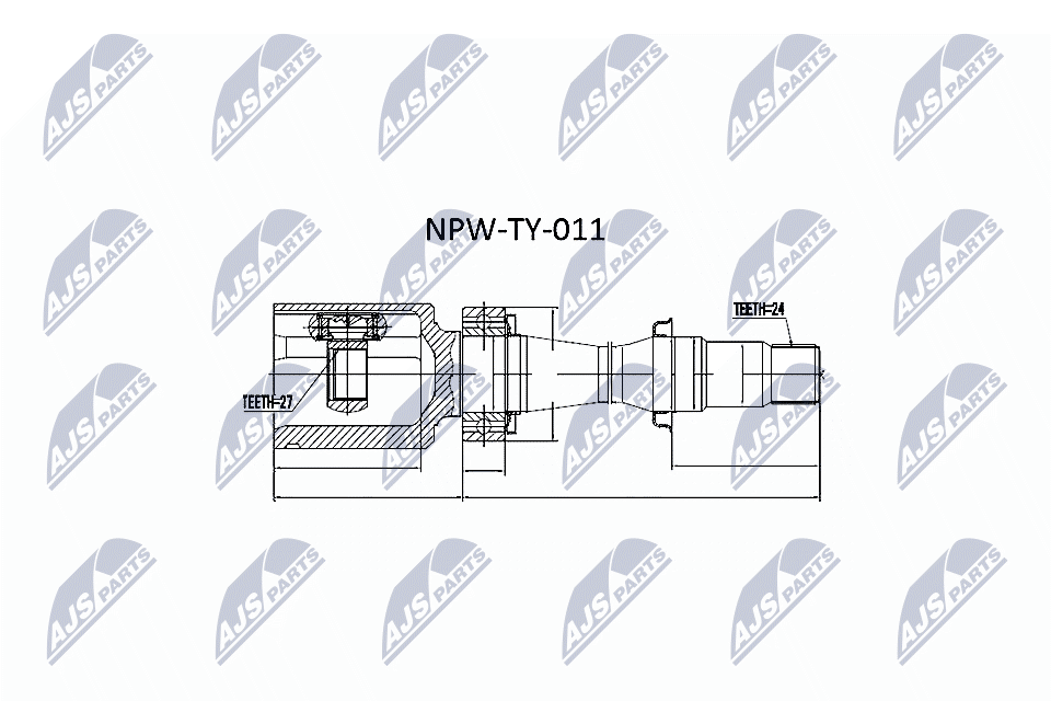 NPWTY011 NTY ШРУС