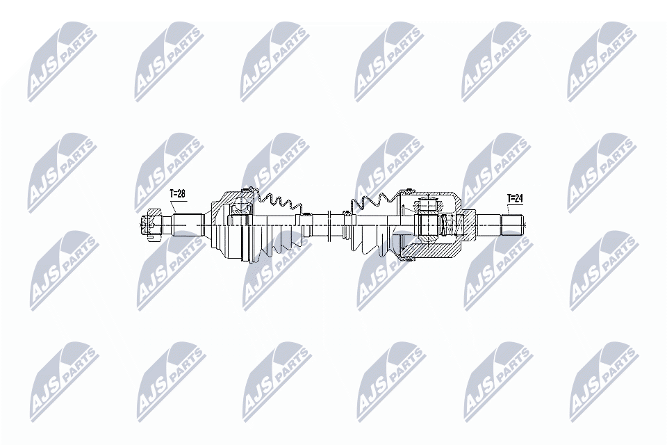 npwct051 NTY Полуось