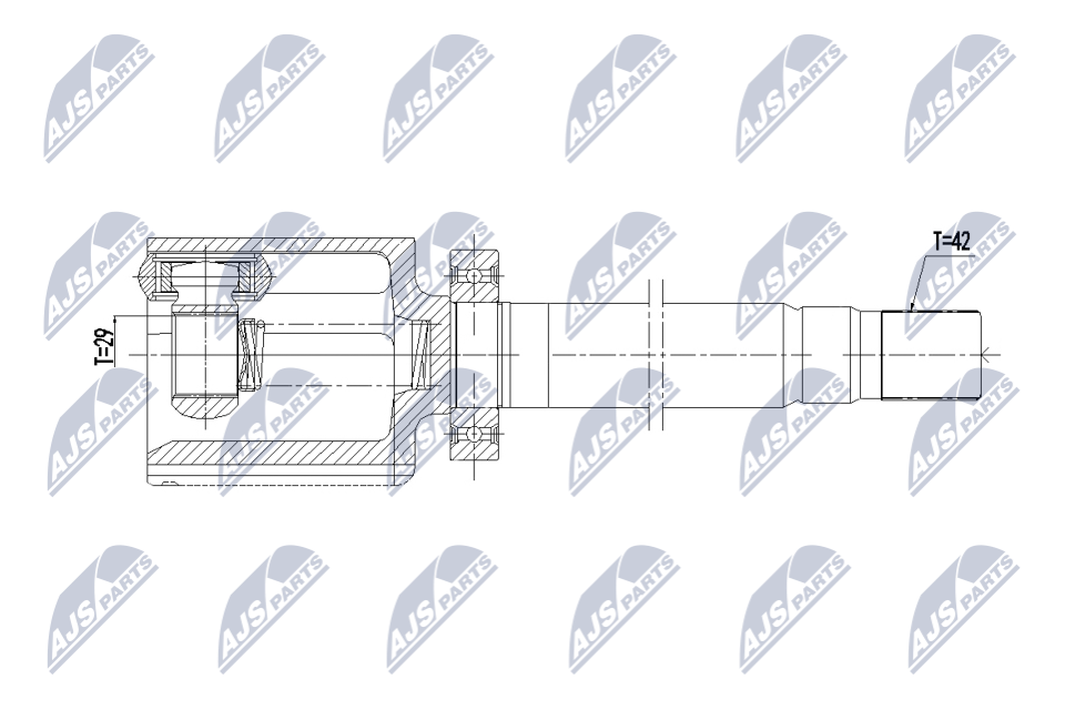 npwme173 NTY Граната для Mercedes Sprinter