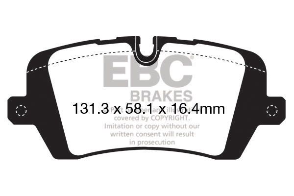 DP42161R Ebc Тормозные колодки