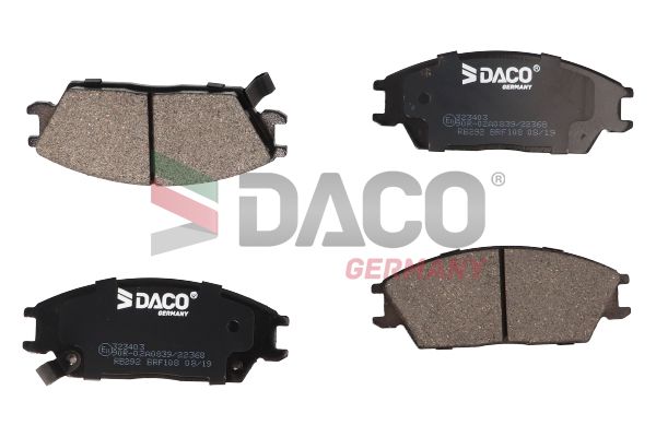 323403 DACO Тормозные колодки