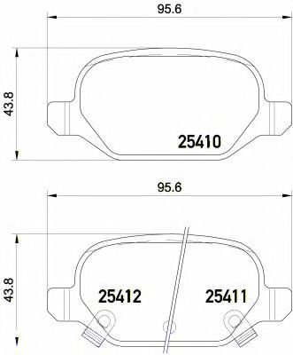 P 23 151 Brembo Тормозные колодки