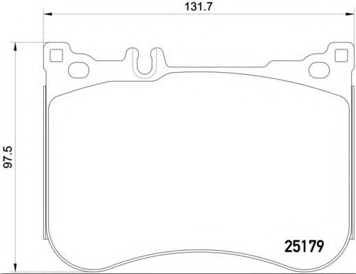 P 50 095 Brembo Гальмівні колодки