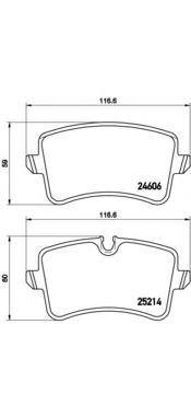 P 85 120 Brembo Гальмівні колодки