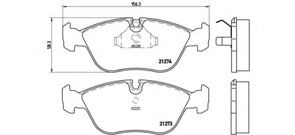 P 86 013 Brembo Тормозные колодки