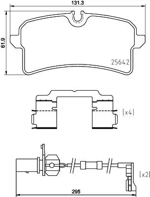P85151 Brembo Тормозные колодки
