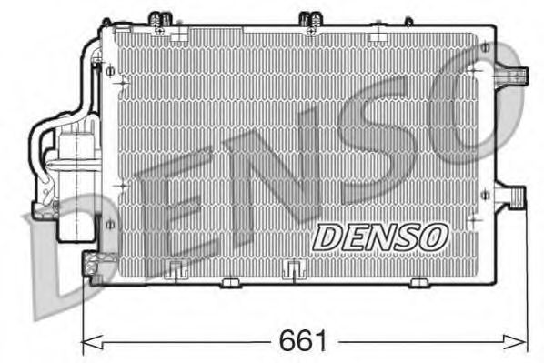 DCN20015 Denso Радіатор кондиціонера