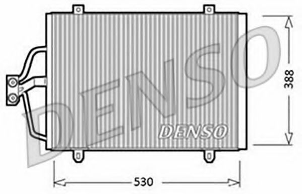 DCN23003 Denso Радиатор кондиционера