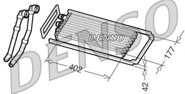 DRR12100 Denso Радіатор пічки