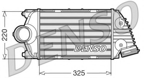 DIT28015 Denso Інтеркулер для Porsche 911