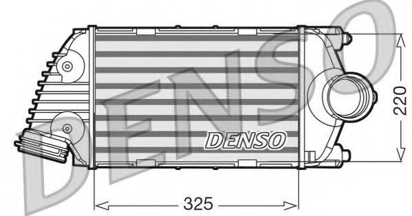 DIT28016 Denso Интеркулер для Porsche 911