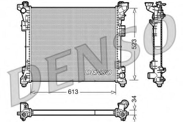 DRM06006 Denso Радіатор охолодження двигуна