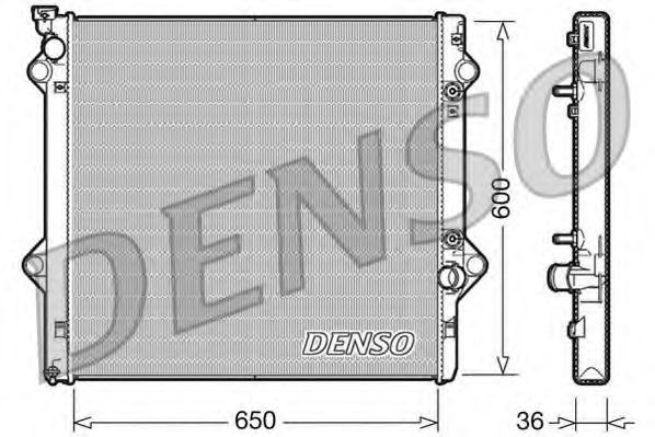 DRM50049 Denso Радиатор охлаждения двигателя
