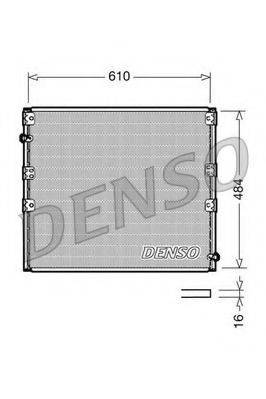 DCN50020 Denso Радіатор кондиціонера