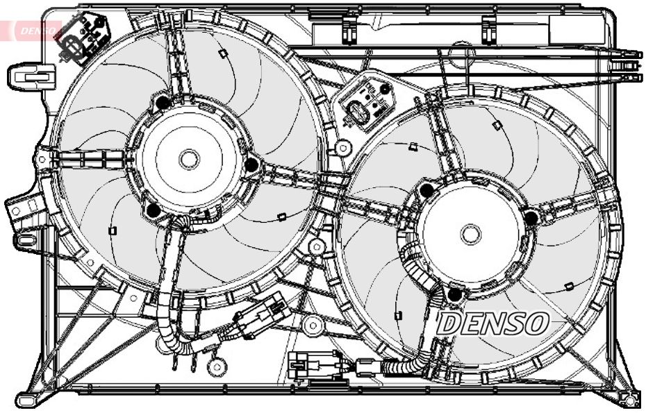 der09075 Denso Вентилятор системы охлаждения двигателя